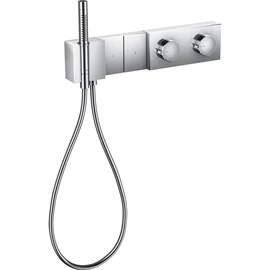 Axor EDGE Select Diamond Cut 2 utas termosztátos falsík alatti kád /zuhany csaptelep zuhanyszettel, króm, 46701000 Axor EDGE Select Diamond Cut 2 utas termosztátos falsík alatti kád /zuhany csaptelep zuhanyszettel, króm, 46701000