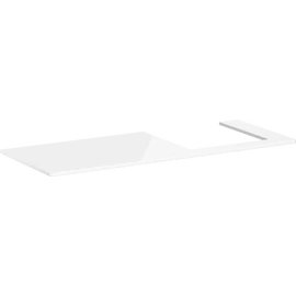 Hansgrohe Xelu Q Pultlap 1360/550 jobboldali kivágással, ráültetett mosdótálakhoz 500/480 54098050 Hansgrohe Xelu Q Pultlap 1360/550 jobboldali kivágással, ráültetett mosdótálakhoz 500/480 54098050