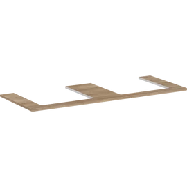 Hansgrohe Xelu Q Pultlap 1360/550 dupla kivágással, ráültetett mosdótálhoz 500/480 54099230 Hansgrohe Xelu Q Pultlap 1360/550 dupla kivágással, ráültetett mosdótálhoz 500/480 54099230