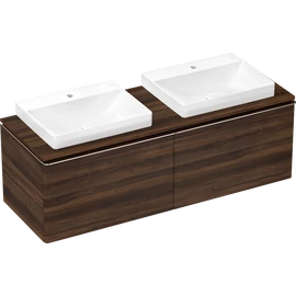 Hansgrohe Xelu Q Pultlap 1560/550 dupla kivágással, ráültetett mosdótálakhoz 600/480 54112630 Hansgrohe Xelu Q Pultlap 1560/550 dupla kivágással, ráültetett mosdótálakhoz 600/480 54112630