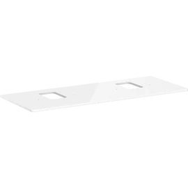 Hansgrohe Xelu Q Pultlap 1360/550 dupla kivágással, csaptelep lyukkal rendelkező mosdótálhoz 54125050 Hansgrohe Xelu Q Pultlap 1360/550 dupla kivágással, csaptelep lyukkal rendelkező mosdótálhoz 54125050