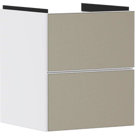Hansgrohe Xevolos E Mosdószekrény kézmosóhoz 480/475, matt fehér színű, 2 fiókkal 54172390 Hansgrohe Xevolos E Mosdószekrény kézmosóhoz 480/475, matt fehér színű, 2 fiókkal 54172390