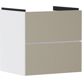 Hansgrohe Xevolos E Mosdószekrény 580/475, matt fehér színű, 2 fiókkal, normál mosdókhoz 54175390