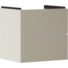Hansgrohe Xevolos E Mosdószekrény 580/475, matt homokbézs színű, 2 fiókkal, normál mosdókhoz 54176390
