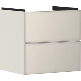 Hansgrohe Xevolos E Mosdószekrény 580/475, matt homokbézs színű, 2 fiókkal, normál mosdókhoz 54176790