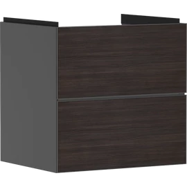 Hansgrohe Xevolos E Mosdószekrény 580/475, matt szürke pala színű, 2 fiókkal, normál mosdókhoz 54177730