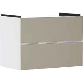 Hansgrohe Xevolos E Mosdószekrény 780/475, matt fehér színű, 2 fiókkal, normál mosdókhoz 54178390