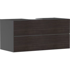 Hansgrohe Xevolos E Konzolos mosdószekrény 1180/550, matt szürke pala színű, 2 fiókkal, ráültetett mosdótálakhoz 54195730 Hansgrohe Xevolos E Konzolos mosdószekrény 1180/550, matt szürke pala színű, 2 fiókkal, ráültetett mosdótálakhoz 54195730