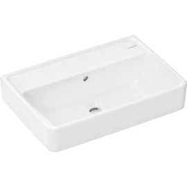 Hansgrohe Xanuia Q Mosdókagyló Kompakt 550/370, csapfurat nélkül, túlfolyóval Fehér 60210450