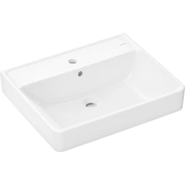 Hansgrohe Xanuia Q Mosdókagyló 600/480, csapfurattal és túlfolyóval, SmartClean Fehér 61010450