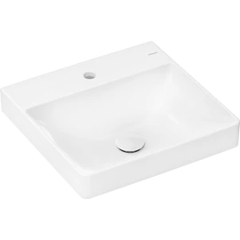 Hansgrohe Xelu Q Pultra ültetett kézmosó 500/480 csapfurattal, túlfolyó nélkül, SmartClean Fehér 61014450