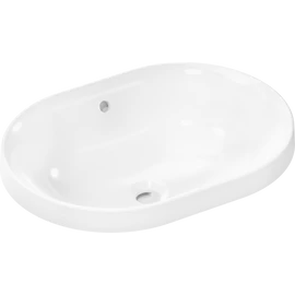 Hansgrohe Xuniva U Pultba süllyesztett mosdókagyló 550/400 csapfurat és túlfolyóval, SmartClean Fehér 61062450 Hansgrohe Xuniva U Pultba süllyesztett mosdókagyló 550/400 csapfurat és túlfolyóval, SmartClean Fehér 61062450