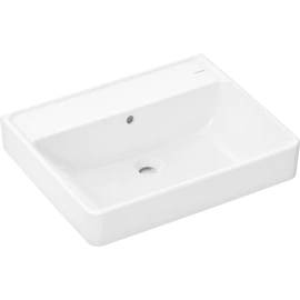 Hansgrohe Xanuia Q Mosdókagyló 600/480, csapfurat nélkül, túlfolyóval, SmartClean Fehér 61149450