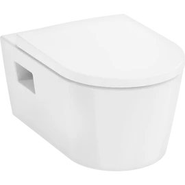 Hansgrohe EluPura Original S WC-szett, fali rögzítésű WC 540, AquaChannel Flush, SmartClean, és fedél SoftClose, QuickRelease funkciókkal Fehér 61180450