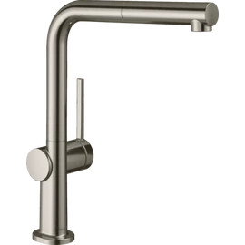 Hansgrohe Talis M54 Egykaros konyhai csaptelep 270, nyíltrendszerű vízmelegítőkhöz, kihúzható kifolyóval, 1jet, rozsdamentes acél 72860800 Hansgrohe Talis M54 Egykaros konyhai csaptelep 270, nyíltrendszerű vízmelegítőkhöz, kihúzható kifolyóval, 1jet, rozsdamentes acél 72860800