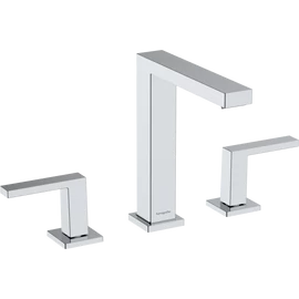 Hansgrohe Tecturis E 3-lyukú mosdócsaptelep 150, Push-open lefolyógarnitúrával 73030000