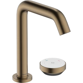 Hansgrohe Tecturis S 2-lyukú mosdócsaptelep 150, CoolStart, lefolyógarnitúrával, szálcsiszolt bronz 73353140 Hansgrohe Tecturis S 2-lyukú mosdócsaptelep 150, CoolStart, lefolyógarnitúrával, szálcsiszolt bronz 73353140