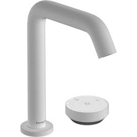 Hansgrohe Tecturis S 2-lyukú mosdócsaptelep 150, CoolStart, lefolyógarnitúrával, matt fehér 73353700