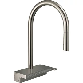 Hansgrohe Aquno Select M81 konyhai csaptelep 170, kihúzható kifolyóval, rozsdamentes acél hatású 73837800 Hansgrohe Aquno Select M81 konyhai csaptelep 170, kihúzható kifolyóval, rozsdamentes acél hatású 73837800