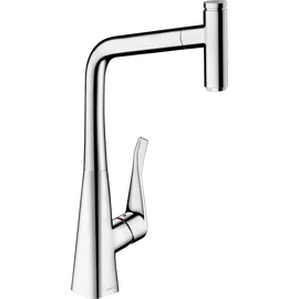 Hansgrohe Metris Select mosogató csaptelep kihúzható kifolyóval 14884000 Hansgrohe Metris Select mosogató csaptelep kihúzható kifolyóval 14884000