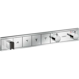 Hansgrohe RainSelect zuhanycsaptelep színkészlet 4 fogyasztóhoz, falsík alatti szereléshez, króm 15357000
