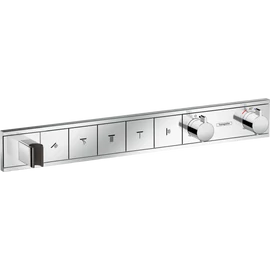 Hansgrohe RainSelect zuhanycsaptelep színkészlet 5 fogyasztóhoz, falsík alatti szereléshez, króm 15358000