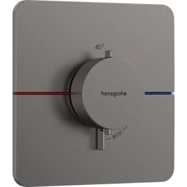 Hansgrohe ShowerSelect Comfort Q Falsík alatti termosztát mennyiségszabályozóval, Szálcsiszolt Fekete Króm 15588340 Hansgrohe ShowerSelect Comfort Q Falsík alatti termosztát mennyiségszabályozóval, Szálcsiszolt Fekete Króm 15588340