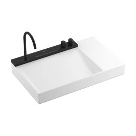 Hansgrohe Avalegra AquaUnit 780/475 mosdórendszer zuhanyvízsugárral Matt Fekete 22473670