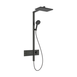 Hansgrohe Raindance Alive Q Showerpipe 210/340, 1jet, EcoSmart, ShowerSelect Comfort Szálcsiszolt Fekete Króm 24581340 Hansgrohe Raindance Alive Q Showerpipe 210/340, 1jet, EcoSmart, ShowerSelect Comfort Szálcsiszolt Fekete Króm 24581340