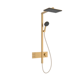 Hansgrohe Raindance Alive Q Showerpipe 300, 2jet, ShowerSelect Comfort Szálcsiszolt Bronz 24590140