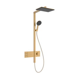 Hansgrohe Raindance Alive Q Showerpipe 210/340, 2jet, EcoSmart, ShowerSelect Comfort Szálcsiszolt Bronz 24591140