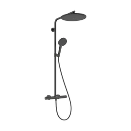 Hansgrohe Raindance Alive S Puro Showerpipe 300, 1jet, Ecostat Element Szálcsiszolt Fekete Króm 24592340 Hansgrohe Raindance Alive S Puro Showerpipe 300, 1jet, Ecostat Element Szálcsiszolt Fekete Króm 24592340