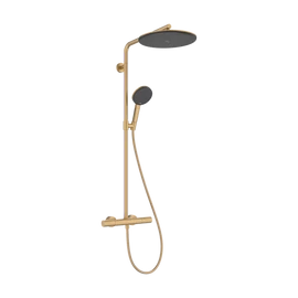 Hansgrohe Raindance Alive S Puro Showerpipe 300 1jet EcoSmart+ Ecostat Element termosztáttal, Szálcsiszolt Bronz 24594140