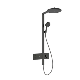 Hansgrohe Raindance Alive S Showerpipe 300, 2jet, ShowerSelect Comfort Szálcsiszolt Fekete Króm 24595340 Hansgrohe Raindance Alive S Showerpipe 300, 2jet, ShowerSelect Comfort Szálcsiszolt Fekete Króm 24595340