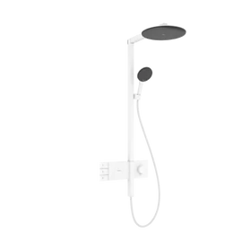 Hansgrohe Raindance Alive S Showerpipe 300, 2jet, ShowerSelect Comfort Matt Fehér 24595700