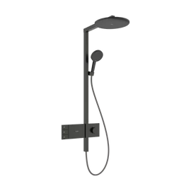 Hansgrohe Raindance Alive S Showerpipe 300, 2jet, EcoSmart, ShowerSelect Comfort Szálcsiszolt Fekete Króm 24596340 Hansgrohe Raindance Alive S Showerpipe 300, 2jet, EcoSmart, ShowerSelect Comfort Szálcsiszolt Fekete Króm 24596340