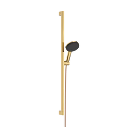 Hansgrohe Raindance Alive Select S Zuhanyszett 125, 3jet, EcoSmart, Unica E Puro 90cm-es zuhanyrúddal, zuhzanytartóval Polírozott Arany Hatású 24601990