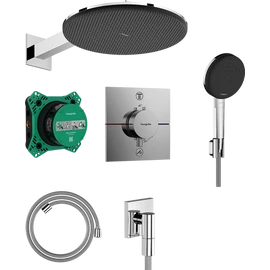 Hansgrohe Raindance Alive S Zuhanyszett 300, 1jet, termosztáttal és iBox universal 2 alaptesttel Króm 24630000