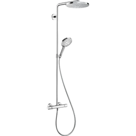 Hansgrohe Raindance S Showerpipe 240, 1jet, PowderRain, EcoSmart, termosztáttal Króm 28823000