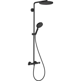 Hansgrohe Raindance S Showerpipe 240, 1jet, PowderRain, EcoSmart, termosztáttal Matt Fekete 28823670 Hansgrohe Raindance S Showerpipe 240, 1jet, PowderRain, EcoSmart, termosztáttal Matt Fekete 28823670