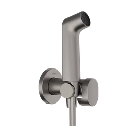 Hansgrohe Bidette Hidegvizes bidé kézizuhany S, 1jet, EcoSmart, zuhanytartóval és 125cm-es zuhanytömlővel, Szálcsiszolt Fekete Króm 29230340 Hansgrohe Bidette Hidegvizes bidé kézizuhany S, 1jet, EcoSmart, zuhanytartóval és 125cm-es zuhanytömlővel, Szálcsiszolt Fekete Króm 29230340