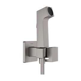 Hansgrohe Bidette Hidegvizes bidé kézizuhany E, 1jet, EcoSmart+, zuhanytartóval és 125cm-es zuhanytömlővel, Szálcsiszolt Fekete Króm 29231340 Hansgrohe Bidette Hidegvizes bidé kézizuhany E, 1jet, EcoSmart+, zuhanytartóval és 125cm-es zuhanytömlővel, Szálcsiszolt Fekete Króm 29231340