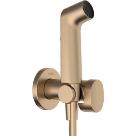 Hansgrohe Bidette Kevertvizes bidé kézizuhany S, 1jet, EcoSmart+, zuhanytartóval és 125cm-es zuhanytömlővel, Szálcsiszolt Bronz 29232140 Hansgrohe Bidette Kevertvizes bidé kézizuhany S, 1jet, EcoSmart+, zuhanytartóval és 125cm-es zuhanytömlővel, Szálcsiszolt Bronz 29232140