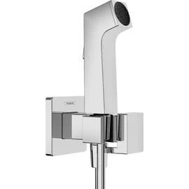 Hansgrohe Bidette Kevertvizes bidé kézizuhany E, 1jet, EcoSmart+, zuhanytartóval és 125cm-es zuhanytömlővel, Króm 29233000 Hansgrohe Bidette Kevertvizes bidé kézizuhany E, 1jet, EcoSmart+, zuhanytartóval és 125cm-es zuhanytömlővel, Króm 29233000