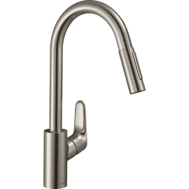 Hansgrohe Focus Egykaros mosogató csaptelep kihúzható kifolyóval 31815800 Hansgrohe Focus Egykaros mosogató csaptelep kihúzható kifolyóval 31815800