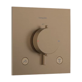 Hansgrohe Ecostat Comfort E Falsík alatti termosztát, 2 funkciós Szálcsiszolt Bronz 33711140