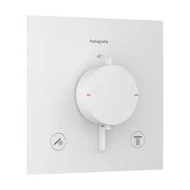 Hansgrohe Ecostat Comfort E Falsík alatti termosztát, 2 funkciós, Matt Fehér 33711700 Hansgrohe Ecostat Comfort E Falsík alatti termosztát, 2 funkciós, Matt Fehér 33711700