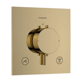 Hansgrohe Ecostat Comfort E Falsík alatti termosztát, 2 funkciós Polírozott Arany Hatású 33711990 Hansgrohe Ecostat Comfort E Falsík alatti termosztát, 2 funkciós Polírozott Arany Hatású 33711990