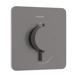 Hansgrohe Ecostat Comfort Q Falsík alatti termosztát, 1 funkciós Szálcsiszolt Fekete Króm 33712340