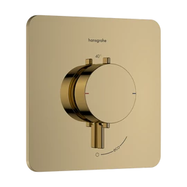 Hansgrohe Ecostat Comfort Q Falsík alatti termosztát, 1 funkciós Polírozott Arany Hatású 33712990 Hansgrohe Ecostat Comfort Q Falsík alatti termosztát, 1 funkciós Polírozott Arany Hatású 33712990